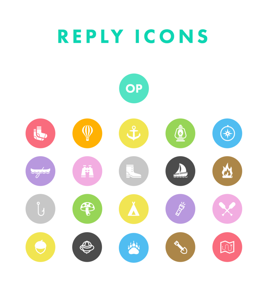 reply icons